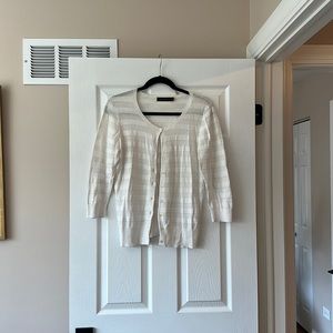 The Limited White Cardigan